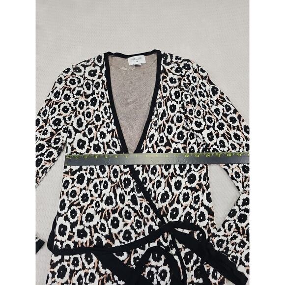 Diane Von Furstenberg For Target Sweater Dress Womens Small Wrap Dress Poppy - Picture 4 of 7